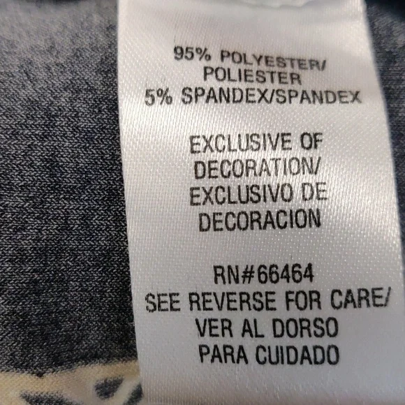 Sandra Darren Sleeveless Black & Beige Knee Length Dress - Picture 8 of 9